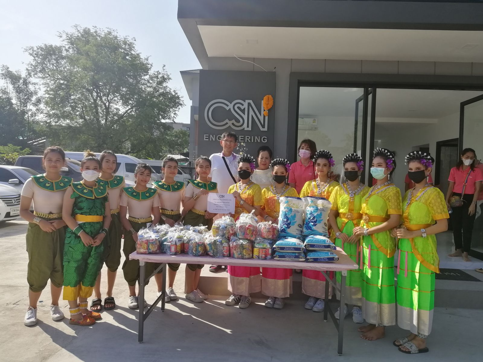 พิธีเปิดสำนักงาน CSN ในวันที่ 1